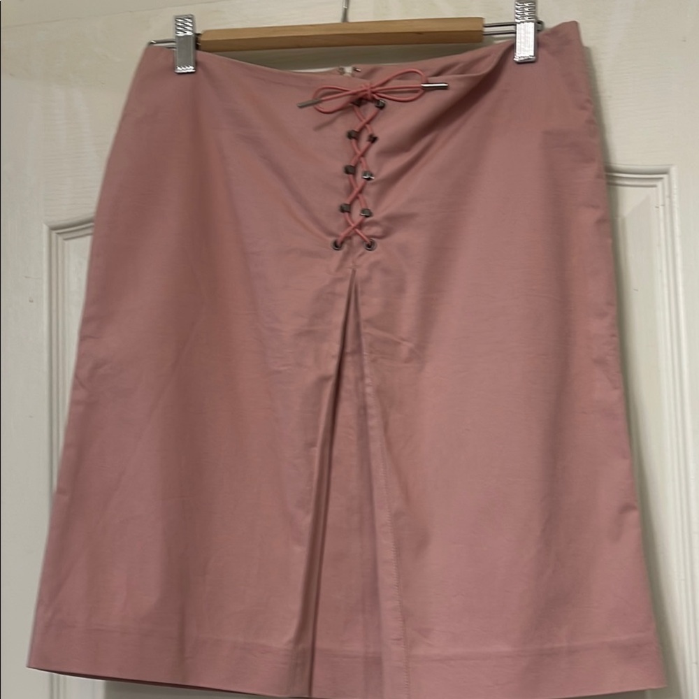Gucci Pink Lace-Up Women's Skirt